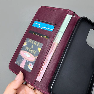 ส่งด่วน เคสหนังเปิด-ปิด สำหรับรุ่นไอโฟน i6 i7 i7+ Xs XR XsMax XR i11 i13 i14 i15 มีช่องใส่การ์ด ฝาปิดหน้าจอกันรอย