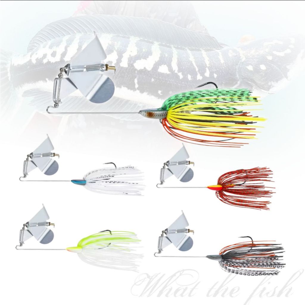 เหยื่อบัสเบท 14.8g / 25.3g เหยื่อใบเคาะ  เหยื่อตกปลาชะโด เหยื่อปลอมตกชะโด R179