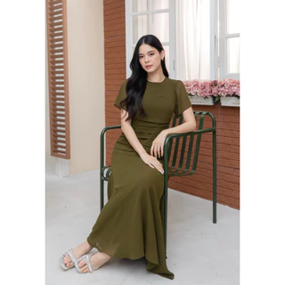 BROWN.BKK - GARNETT DRESS สวยแบบพระเจ้าสั่งทำพิเศษ ให้ฟิลสวยรวยแพง มาในชุดเดียวจบแบบไม่ต้องคิดเยอะ