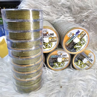 DINAMIC LINE สายลีด สายมัดเบ็ด สายไดนามิก ยาว 10 เมตร สีดำ ทอง DINAMIC LINE LASER