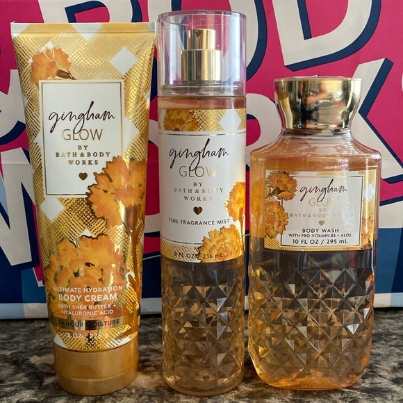 ของแท้ 100% Bath & Body Works Gingham Glow Ultimate Hydration Body Cream