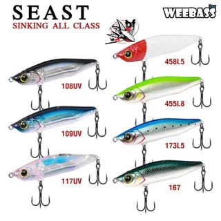 เหยื่อตกปลา WEEBASS เหยื่อปลั๊ก รุ่น SEAST SINKING เหยื่อปลอม ขนาด 85 mm 18 กรัม ดำลึก 1.2 เมตร