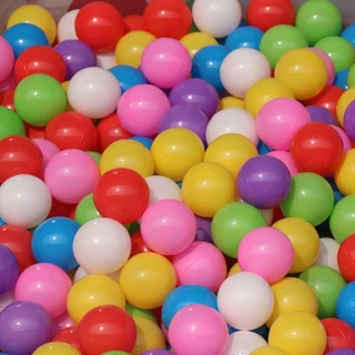 (พร้อมส่งในไทย) ลูกบอลปลอดสารพิษ ลูกบอลหลากสี (ปลอดภัย 100%) 50-300pcs บ้านบอล บ่อบอล บอลสี บอลเด็ก สระบอล ลูกบอลพลาสติก