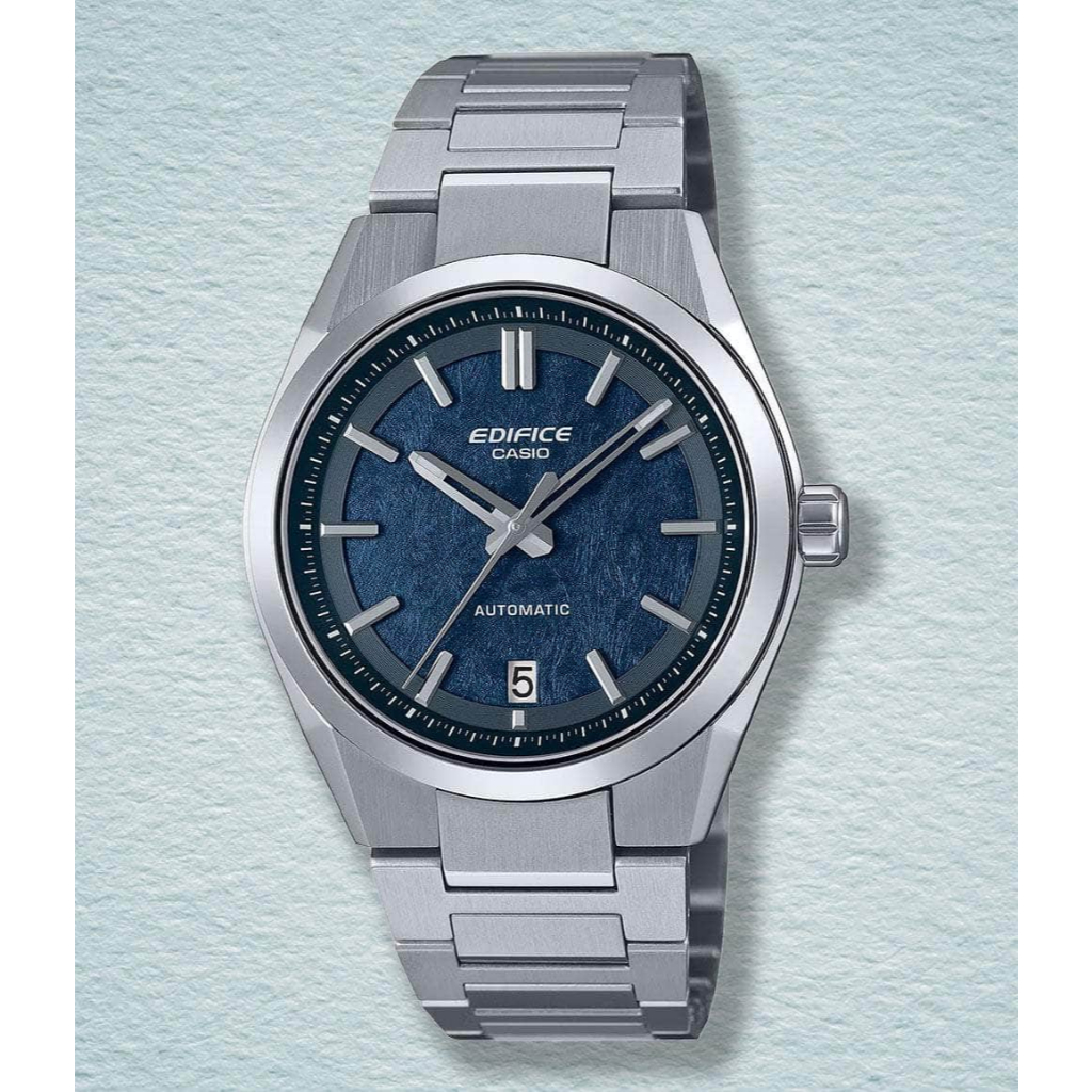Casio Edifice Automatic นาฬิกา สายสแตนเลส รุ่น EFK-100D-2A - สีน้ำเงิน