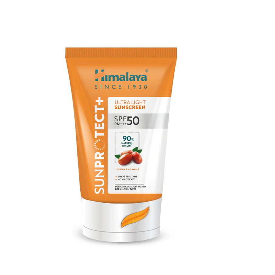 Himalaya Sun Protect+ Ultra-Light Sunscreen 30 g.กันแดดทาหน้า เนื้อบางเบา