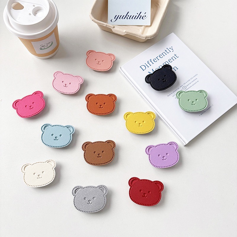 [ ส่งจากไทย] Griptok เซต แก๊งหมีหนังนุ่ม 13 สี แหวนจับมือถือ ราคา ถูกที่สุด ดีลบีเคเค รูปภาพหลัก