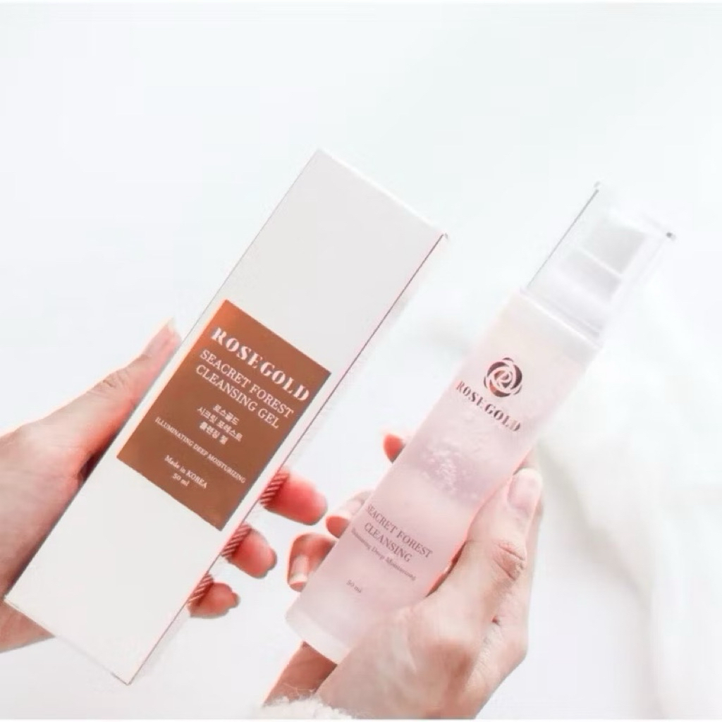 ROSEGOLD SEACRET FOREST CLEANSING 50  ML.โรสโกลด์ คลีนซิ่ง ทำความสะอาดผิว 1 ขวด