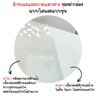กล่องกระดาษฝาใส กล่องของขวัญ ของรับไหว้