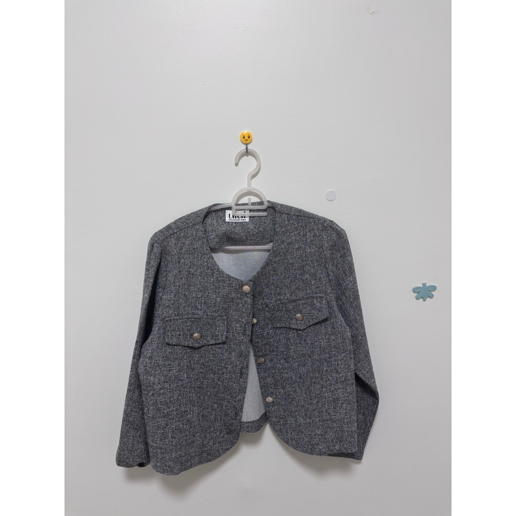 (used) Uiui jacket สี grey