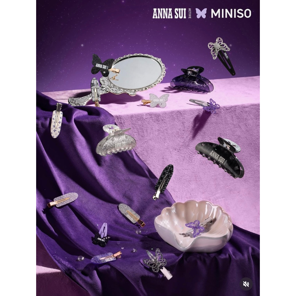 ✅ พร้อมส่ง ✅ Miniso x Anna Sui กิ๊บ ที่มากับคอลเลคชั่นสุดหรูแบบจึ้ง ติดแกรมมาก ในราคาประหยัด