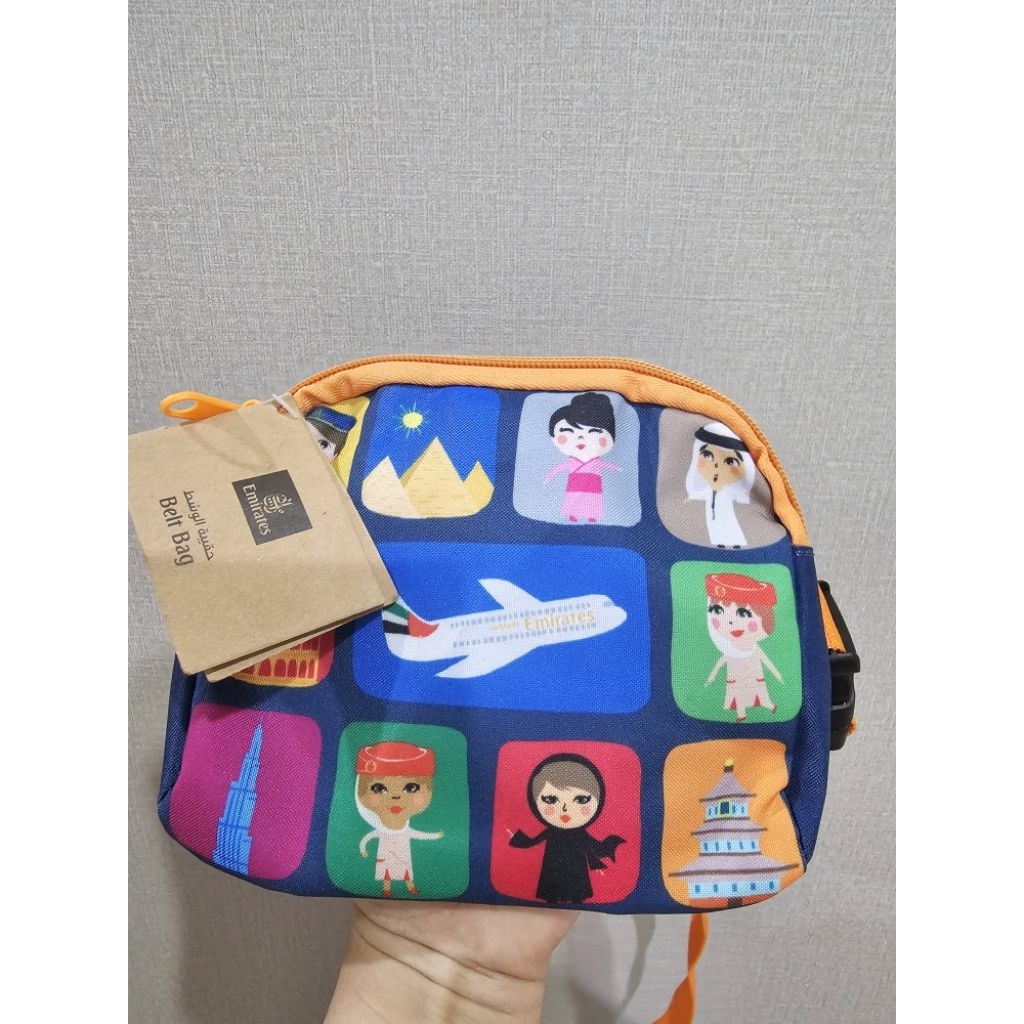 กระเป๋าคาดเอวเด็ก emirates น่ารักๆ เล็ก เบา