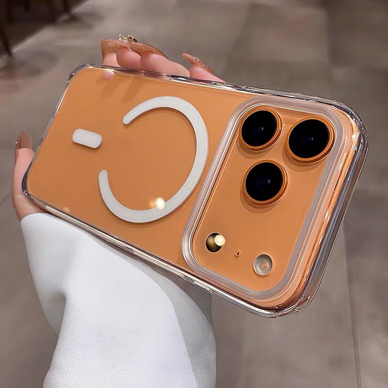 เคส ชาร์ตได้ เคสใส สำหรับiPhone 17 Pro max 17 Air 11,12,13,14,15 Pro Plus Promax Xr Xs Max 17 17Pro 17Promax เคสแม่เหล็ก