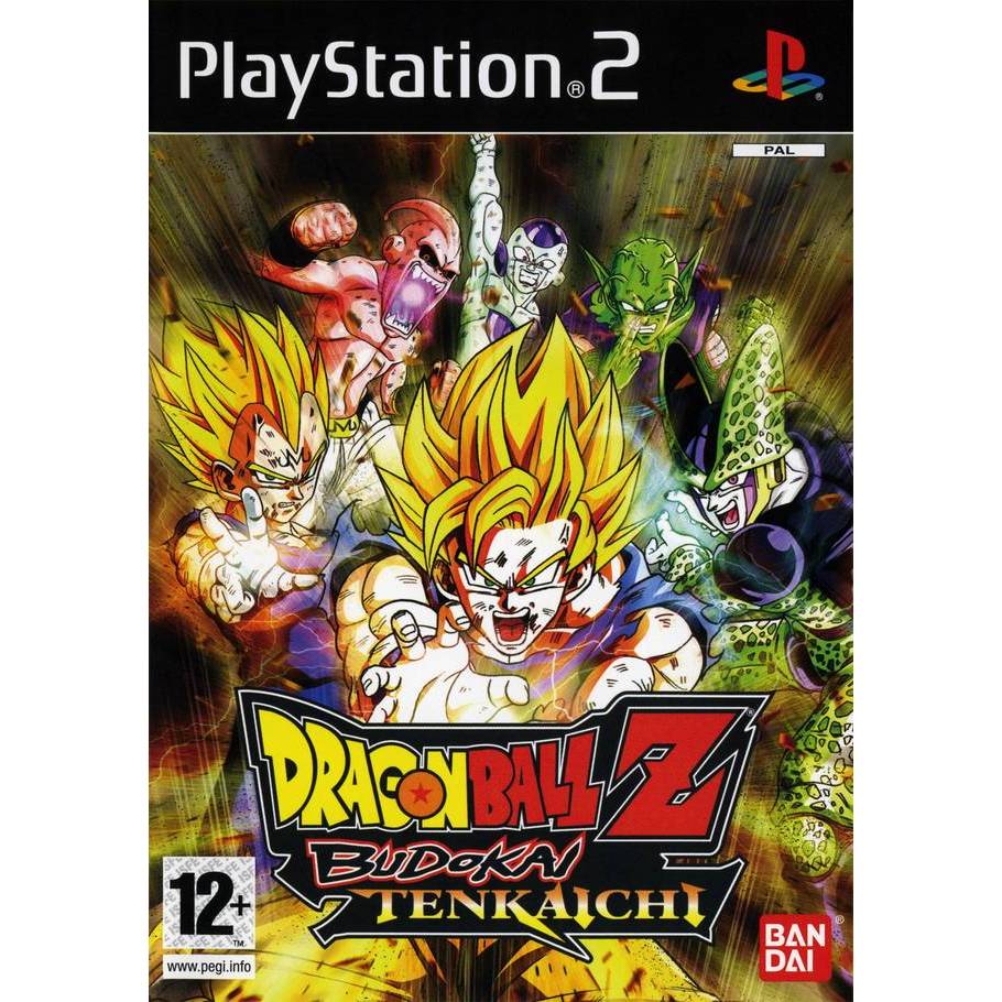 Dragon Ball Z Budokai Tenkaichi (Europe) ps2 แผ่นไรท์ แผ่นเกมPS2 เกมเพทู แผ่นplay2 ps2