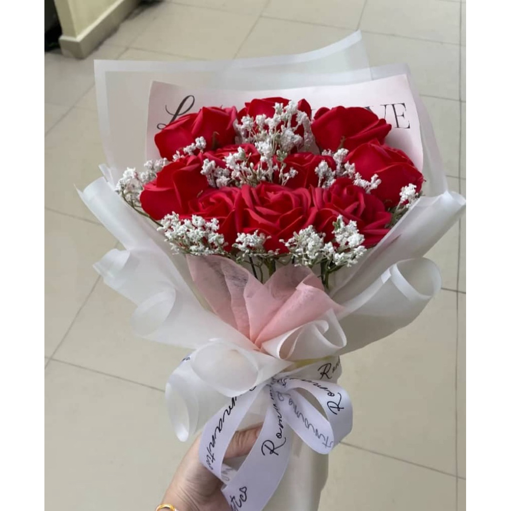 10pieces rose bouquet birthday bouquet gift anniversary present