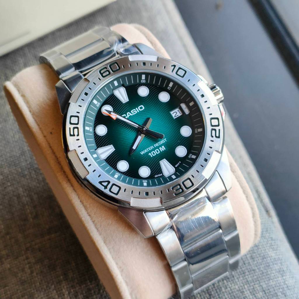 นาฬิกาผู้ชาย(คาสิโอ)casio MTD-140D รับประกัน 1 ปี พร้อมกล่อง