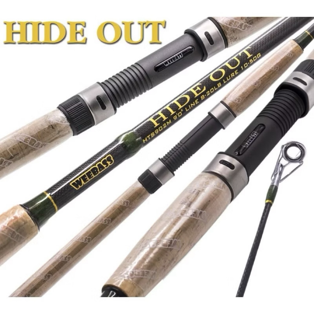 คันเบ็ดตกปลา คันหน้าดิน weebass HIDE OUT ระยะ 9ฟุต 10 ฟุต แพ็คท่อ