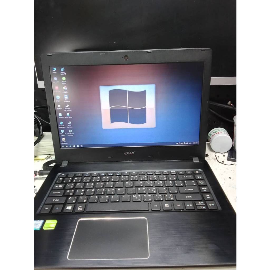 🔥💥แรม8GB 🔥⚡มือสองโน็ตบุ๊คACER p249-G2  Cpu I5 GEN7-VGA  NVIDIA 2 GB SSD M.2 256 GB +HDD500GWIFI 5G ก