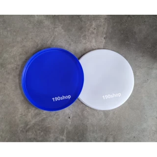 ฝาปิด ถังขยะ 200ลิตร สีน้ำเงิน-สีขาว-สีแดง ขนาดเส้นฝานศูนย์กลาง 63 cm. สูง 4.5 cm.