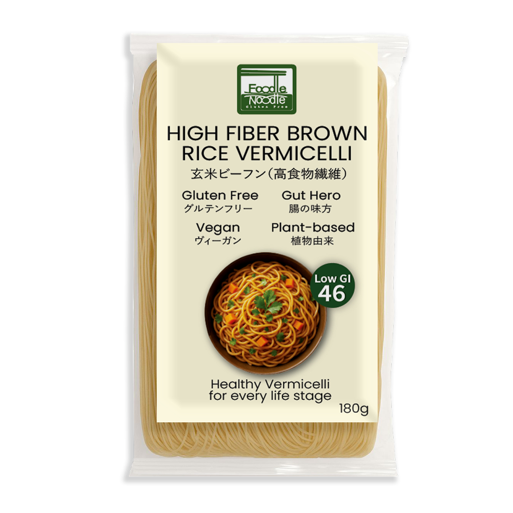 Foodle Noodle เส้นหมี่ข้าวกล้องใยอาหารสูง 180g