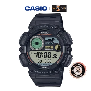 Casio รุ่น WS-1500H-1A นาฬิกาข้อมือผู้ชาย สายเรซิ่น - สีดำ