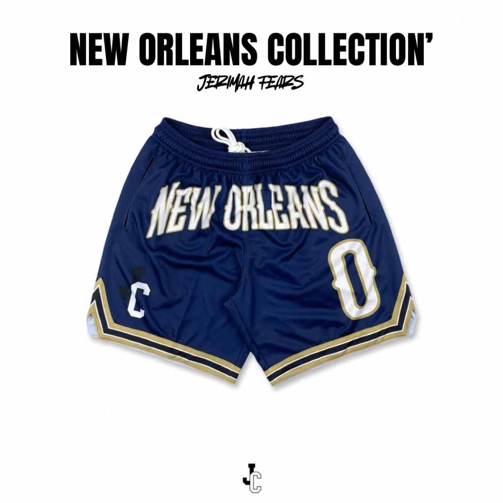 JcooN' Jeremiah Fears Pelicans Collection Basketball Shorts กางเกงบาสขาสั้น กางเกงบาส NBA