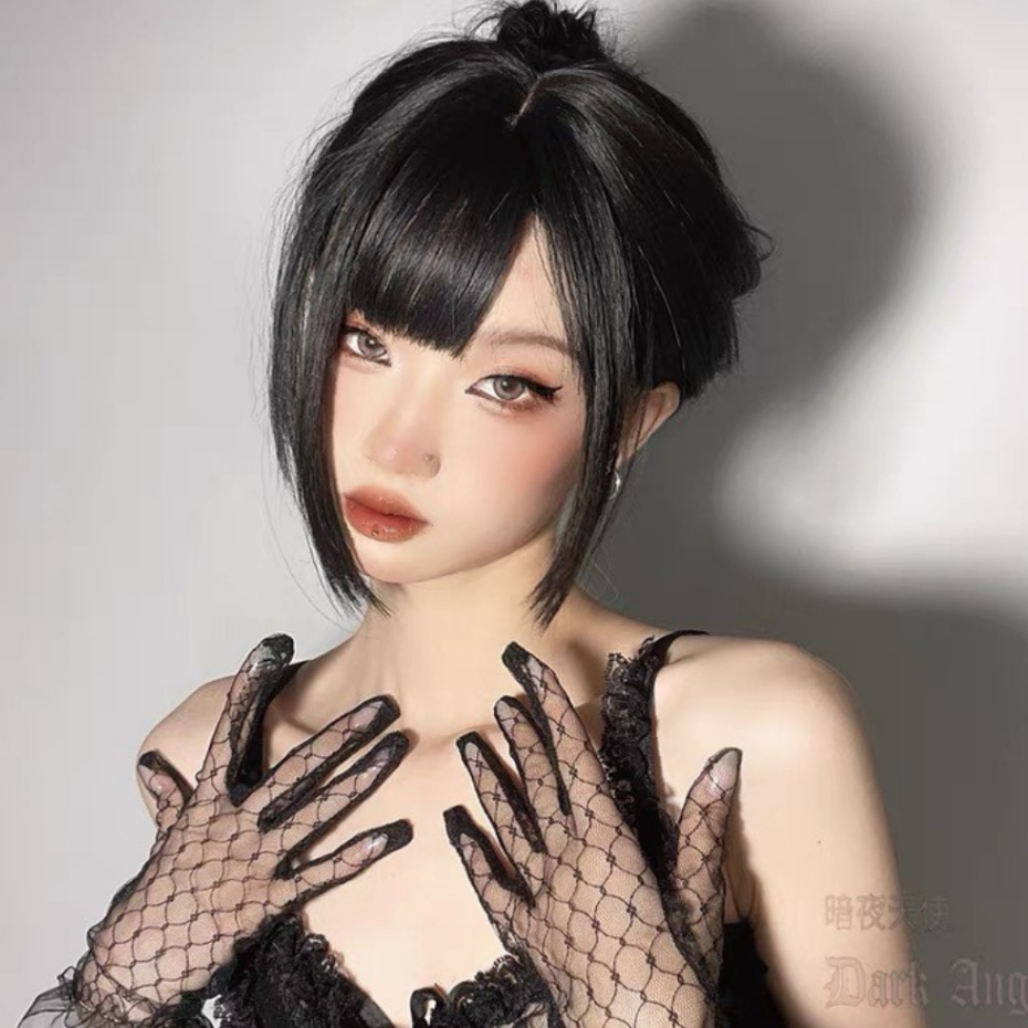 🔮 ลูกไม้ ถุงมือเจ้าสาว ถุงมือซีทรู 🔮 SET CC-003 พร้อมส่งจากไทย - รูปที่ 2