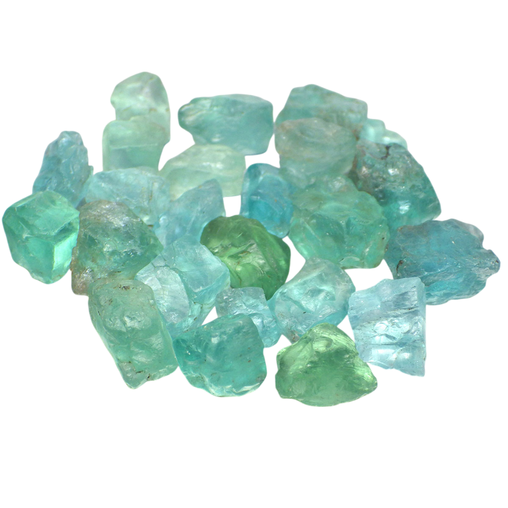 พลอย ก้อน อะพาไทต์ ธรรมชาติ ดิบ แท้ ( Unheated Natural Apatite ) หนักรวม 50 กะรัต
