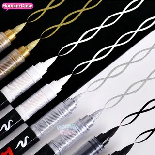 (พร้อมส่ง🇹🇭) ปากกาอะคริลิค แบบแยกแท่ง หัวพู่กัน GuangNa GN.8101 BRUSH Acrylic Marker แท่งเดี่ยว เฉดสีเยอะ