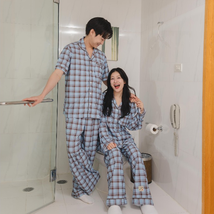 Sleepypie_hazel blue pajamas set