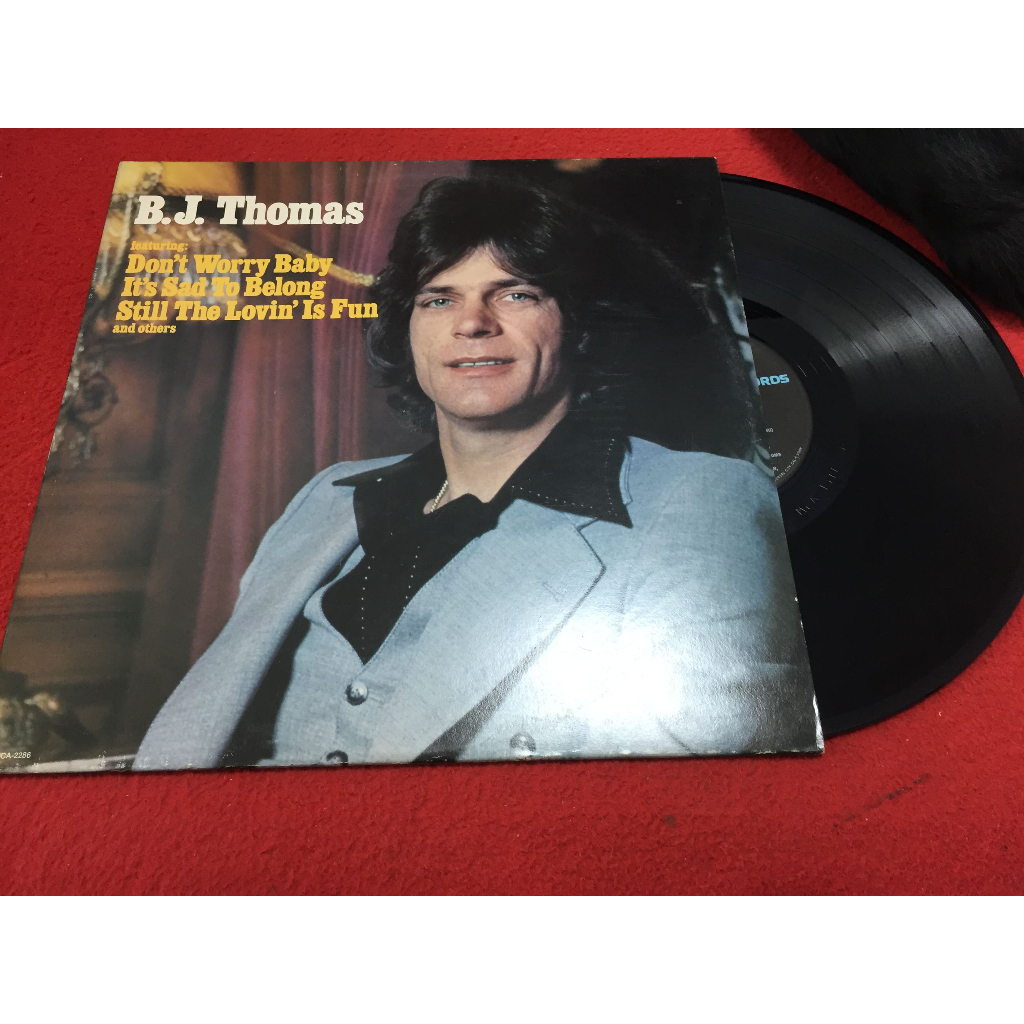 B.J. Thomas - Don't Worry Baby ขนาด 12 นิ้ว LP B272