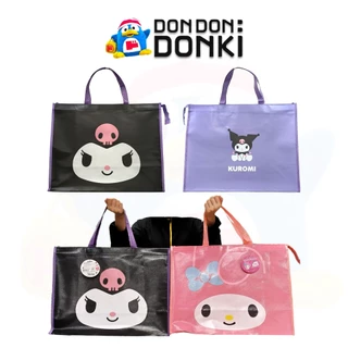 [กระเป๋าช้อปปิ้งสุดคิ้วท์จากซานริโอ ใหญ่สะใจมีซิป] Sanrio Big Shopping Bag (size 51x40x21.5 cm)