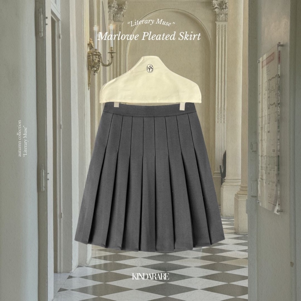 KINDARARE - Marlowe Pleated Skirt (พร้อมส่ง)