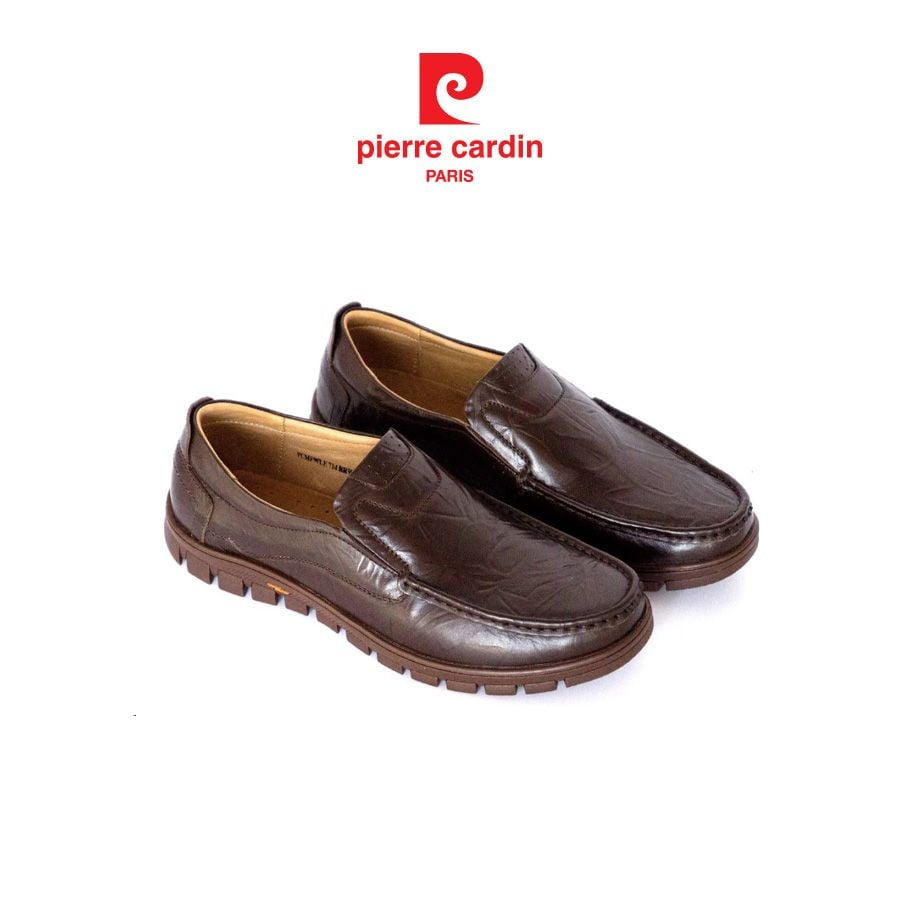 Pierre Cardin حذاء رجالي سهل الارتداء جلد بقري بريميوم — صورة 3