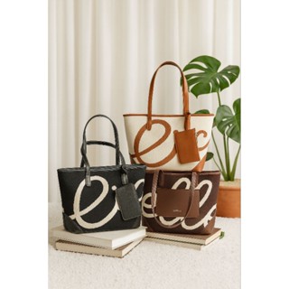 กระเป๋า Tote Bag ผู้หญิง CICELLE 1678 แคนวาสพิมพ์ลาย เรียบหร…