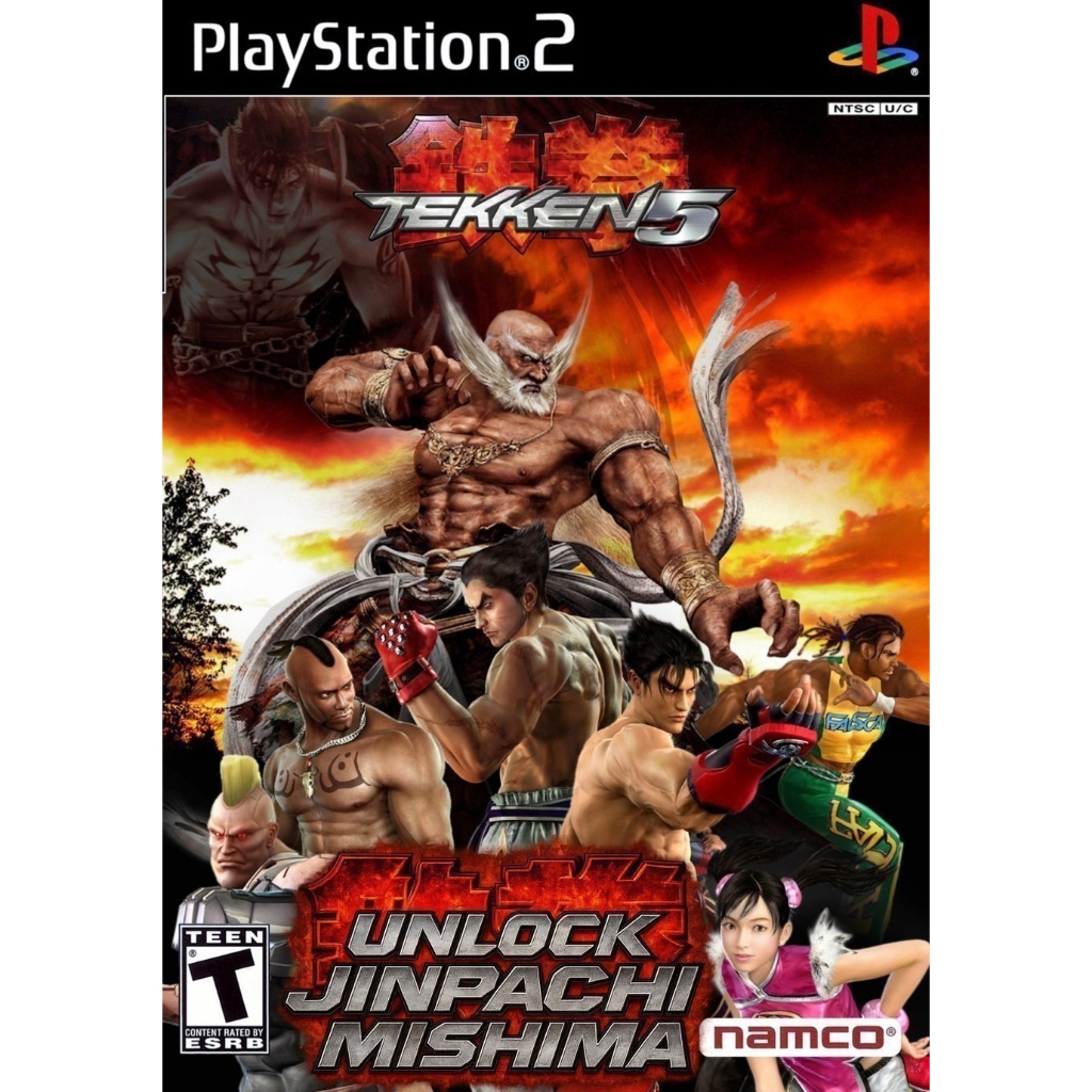 PlayStation2 - TEKKEN 5 :UNLOCK JINPACHI MISHIMA. // บอสลับในตำนานมาแล้ว