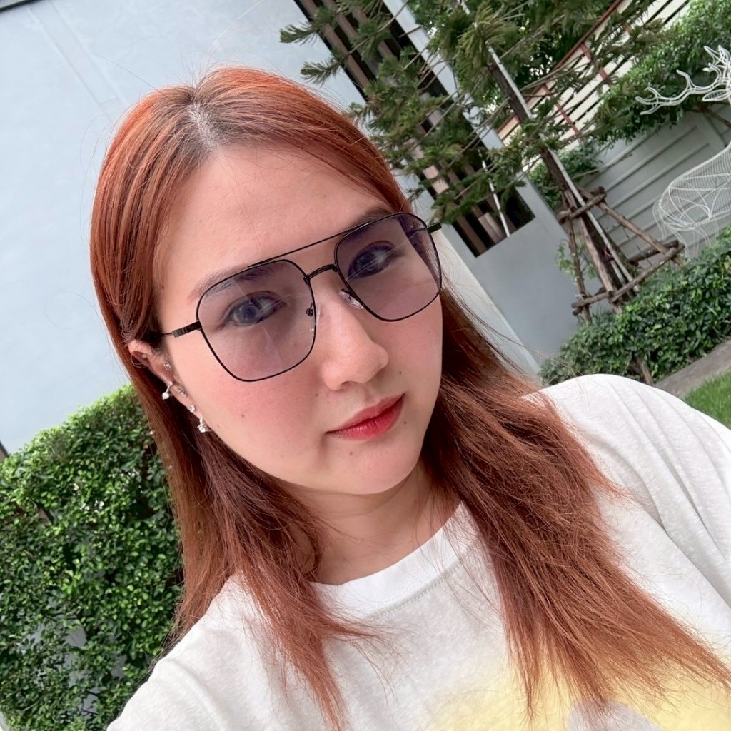 แว่นตากรองแสง เลนส์ออโต้ ออกแดดเปลี่ยนสี กรองแสงสีฟ้า กรองแสงมือถือ ไม่มีค่าสายตา แว่นเกาหลี BA23 - รูปที่ 2