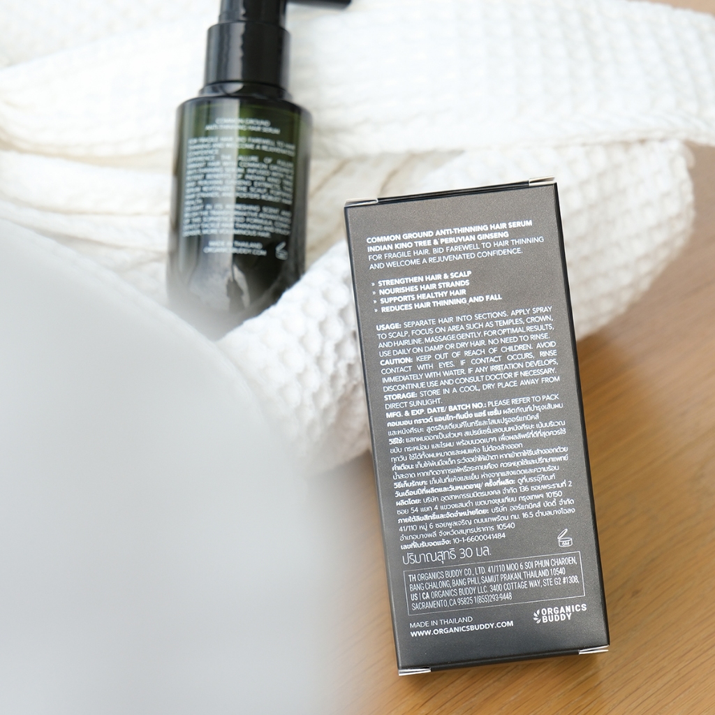 Common Ground Anti-Thinning Hair Serum เซรั่มบำรุงผม สุขภาพดี เสริมสร้างคอลลาเจนหนังศีรษะ ลดผมร่วง - รูปที่ 7