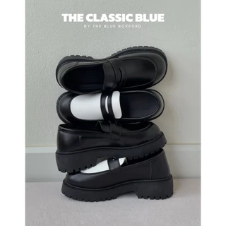 (พร้อมส่ง) The Classic blue - ZERMATT loafer shoes รองเท้าหนังโลฟเฟอร์ - ไซส์ใหญ่สุด 44 ยาว 27.5 ซม.