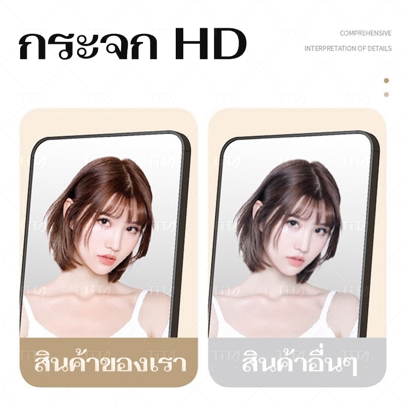 TiTa กระจก กระจกเต็มตัว ชนิดตั้งพื้น/ติดผนัง พร้อมขาตั้ง การชดเชยความเสียหายของ ฟรีค่าชดเชยกรณีเกิดความเสียหาย - รูปที่ 2