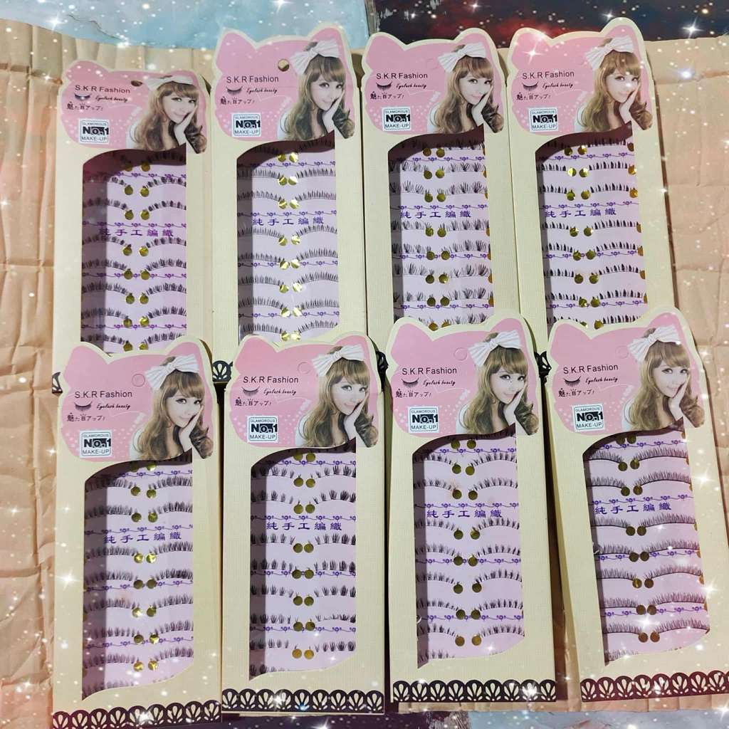 ขนตาปลอม ขนตาล่าง S.K.R Fashion ภายในกล่องจะมี 10 คู่ 💥พร้อมส่ง💥