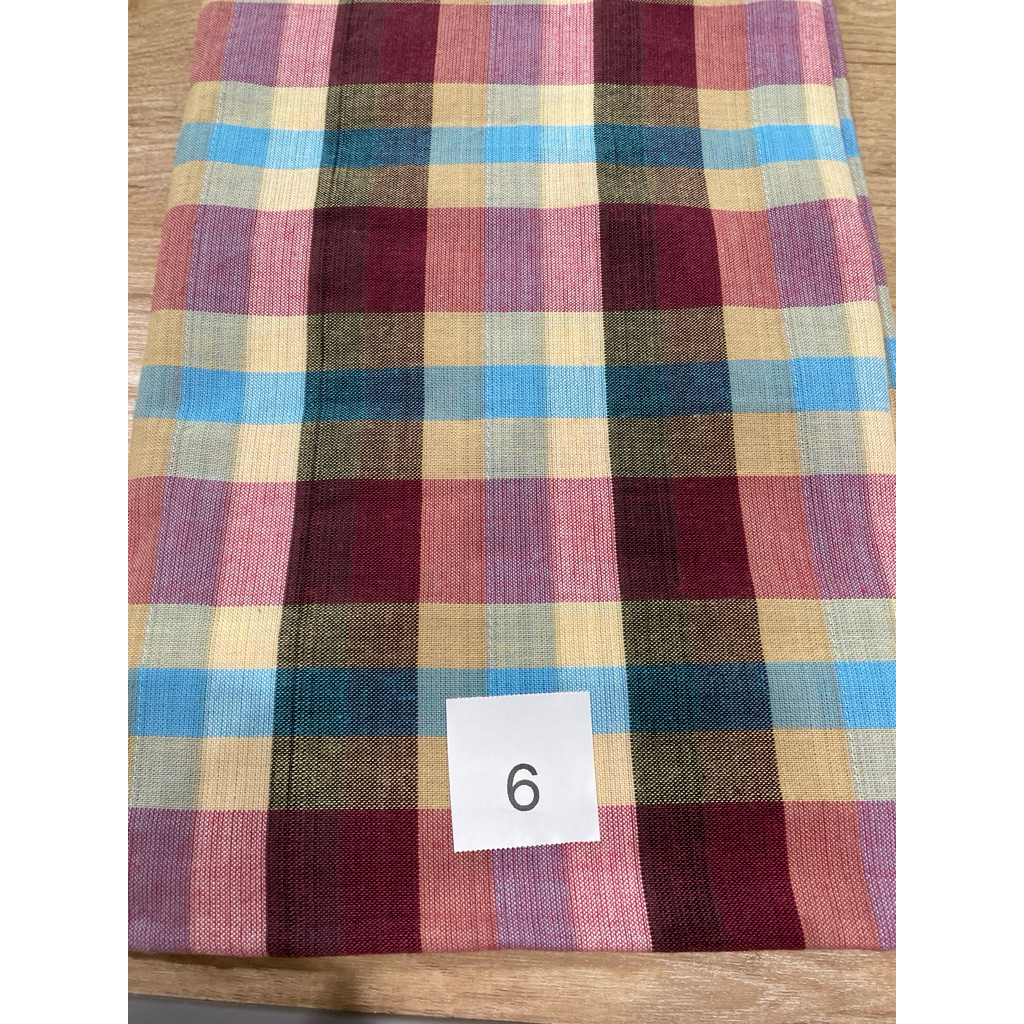 ผ้าขาวม้า ขนาด 90x200 ซม. เนื้อผ้าฝ้ายเนื้อดีสีไม่ตก