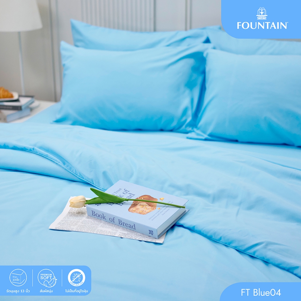 Fountain FT Blue04 รุ่น Color สีพื้น โทนสีฟ้าสดใส รูปที่ 3