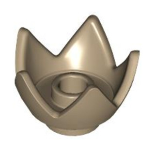 [758] ชิ้นส่วนเลโก้ Lego Part Minifigure, Headgear Crown wit…