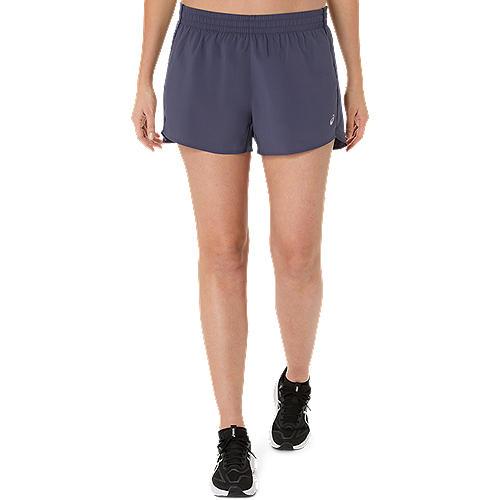 ASICS :  2012D151.501 ASICS SILVER 4IN SHORT WOMEN กางเกงขาสั้นผู้หญิง ของแท้