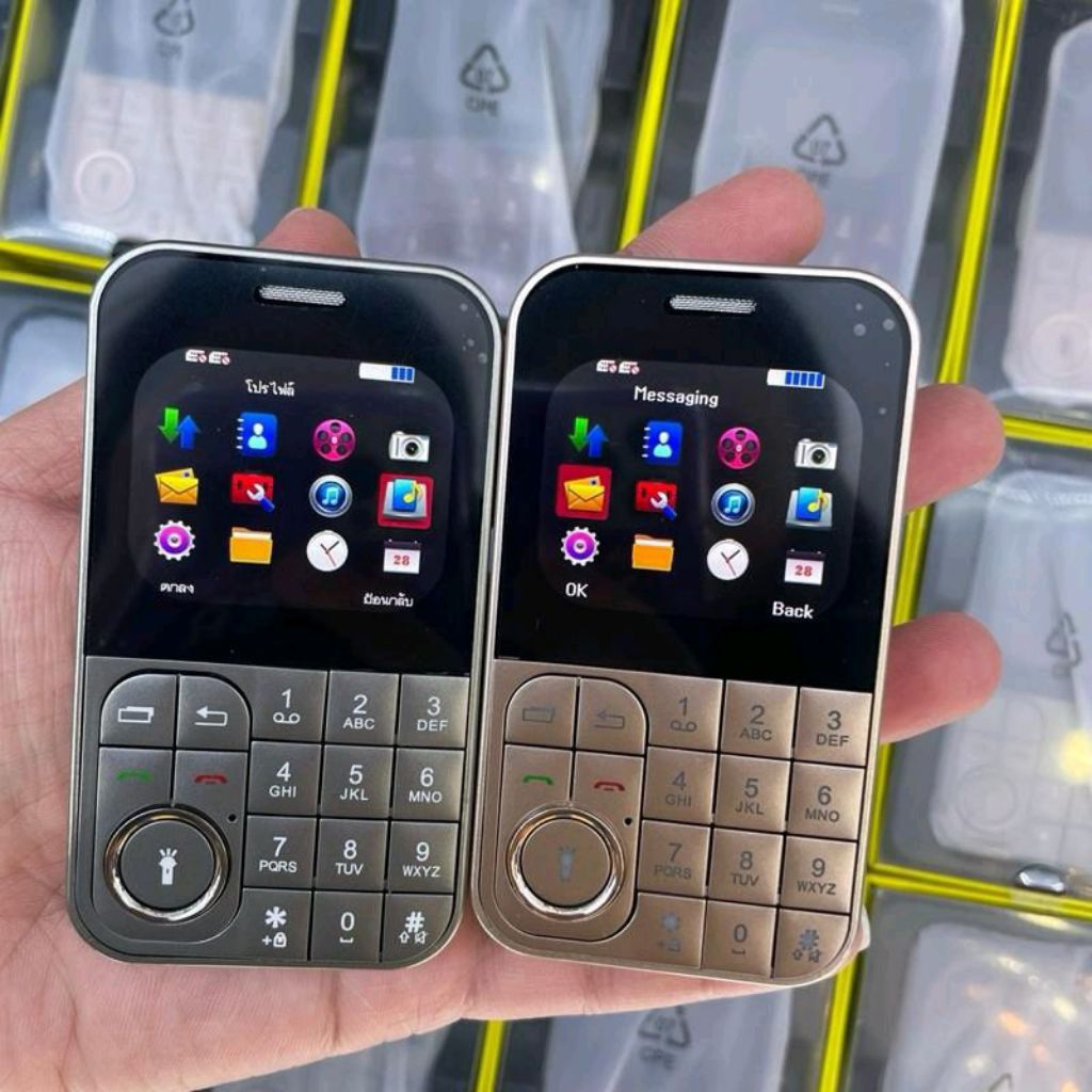 มือถือจิ๋วปุ่มกด รุ่นใหม่ล่าสุด Mini1 ใส่ได้ 2 ซิม โทรเข้า-ออกได้ มีกล้องถ่ายรูป วิทยุ MP3 หน้าจอ 2“

