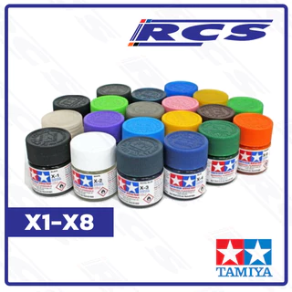 สีอะคริลิค TAMIYA ACRYLIC X-1 81501, X-2 81502, X-3 81503, X-4 81504, X-5 81505, X-6 81506, X-7 81507, X-8 81508