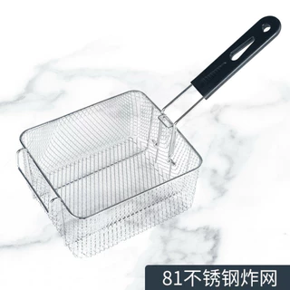 พร้อมส่ง>>ตะแกรงสแตนเลสทรงสี่เหลี่ยม สําหรับทอดอาหาร ในหม้อทอกไฟฟ้า
