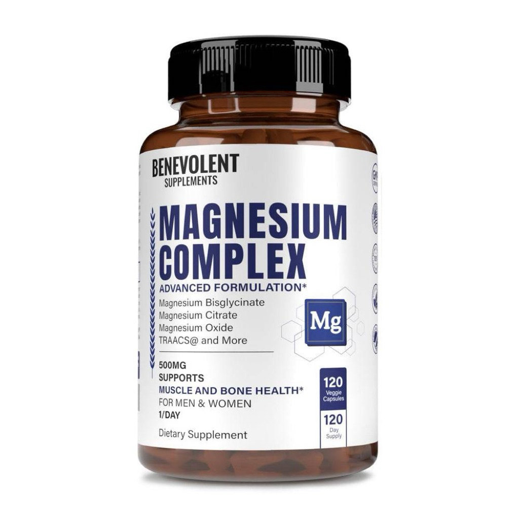 💥พร้อมส่ง💥 Magnesium Complex 500mg, 120 Capsules