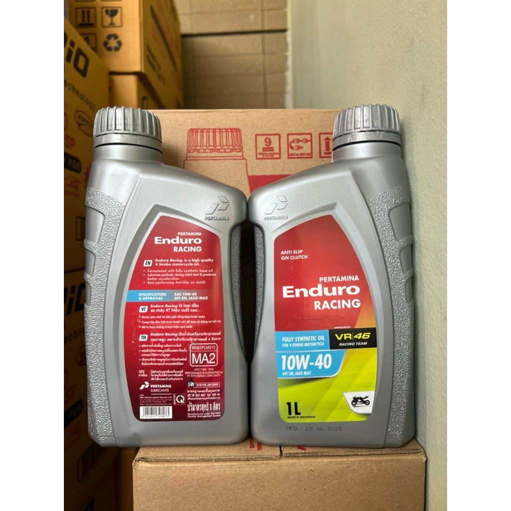 น้ำมันเครื่อง Enduro Racing 4T สังเคราะห์ 100% 10w-40 ขนาด 1 ลิตร