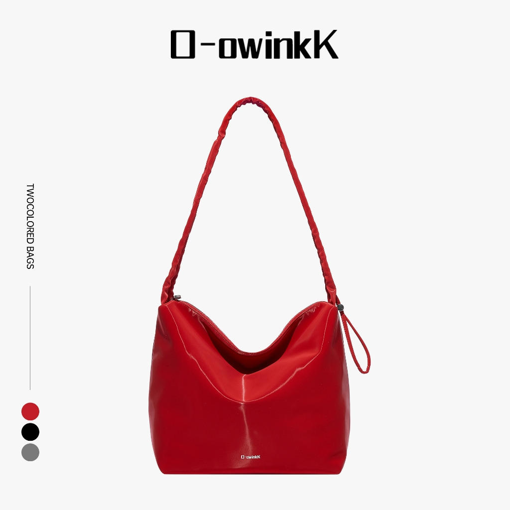 O-owink กระเป๋าสะพายไหล่ ความจุขนาดใหญ่ กันน้ำ ดีไซน์เรียบหรู